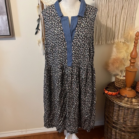 ASOS Curve Midi Floral Print Dress/ Size 22 - Picture 3 of 8